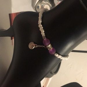 Beautiful ankle bracelet.